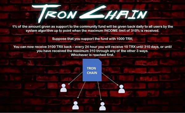 tronchain truffa 2021